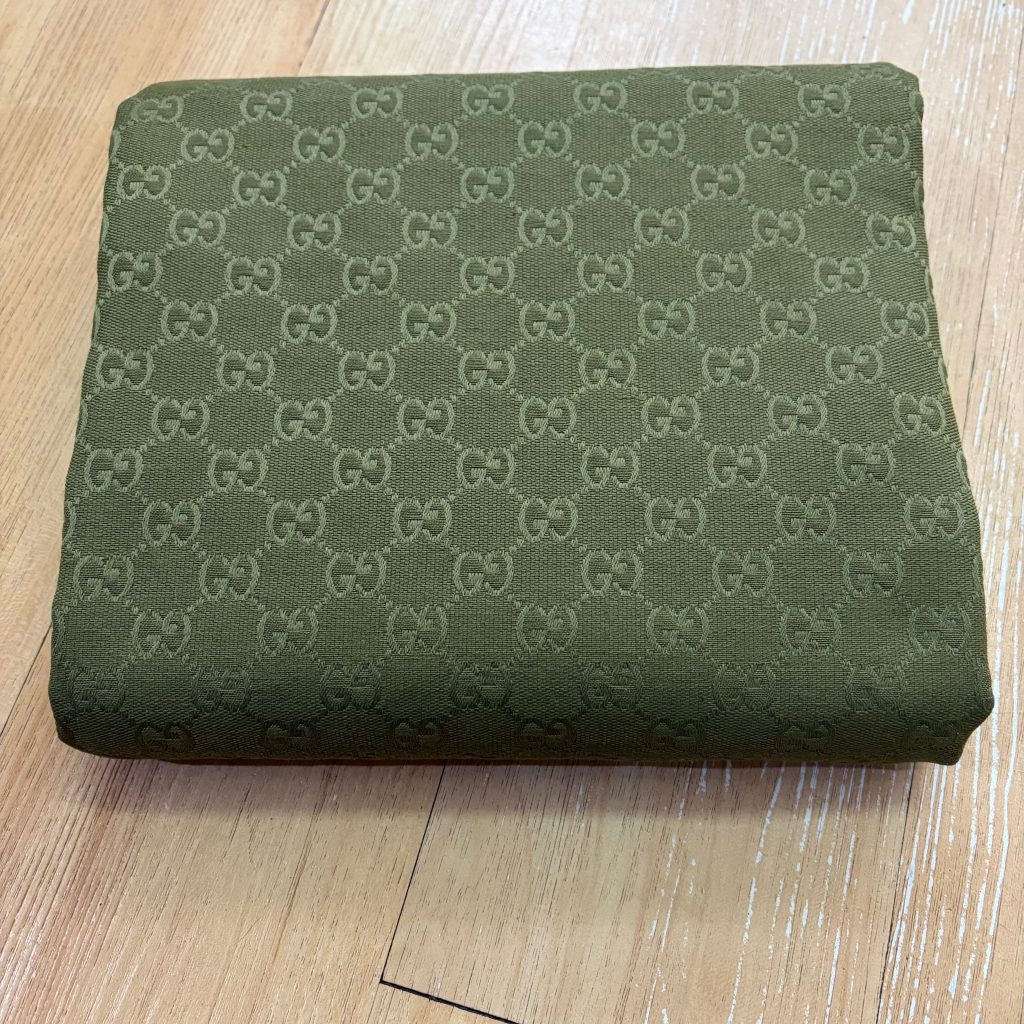 G40 Jacquard Fabric Avocado Green editorial product context 2