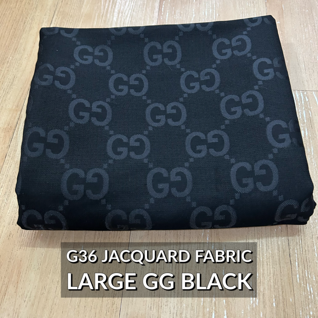 G36 Jacquard Fabric Large GG Black editorial product context 1