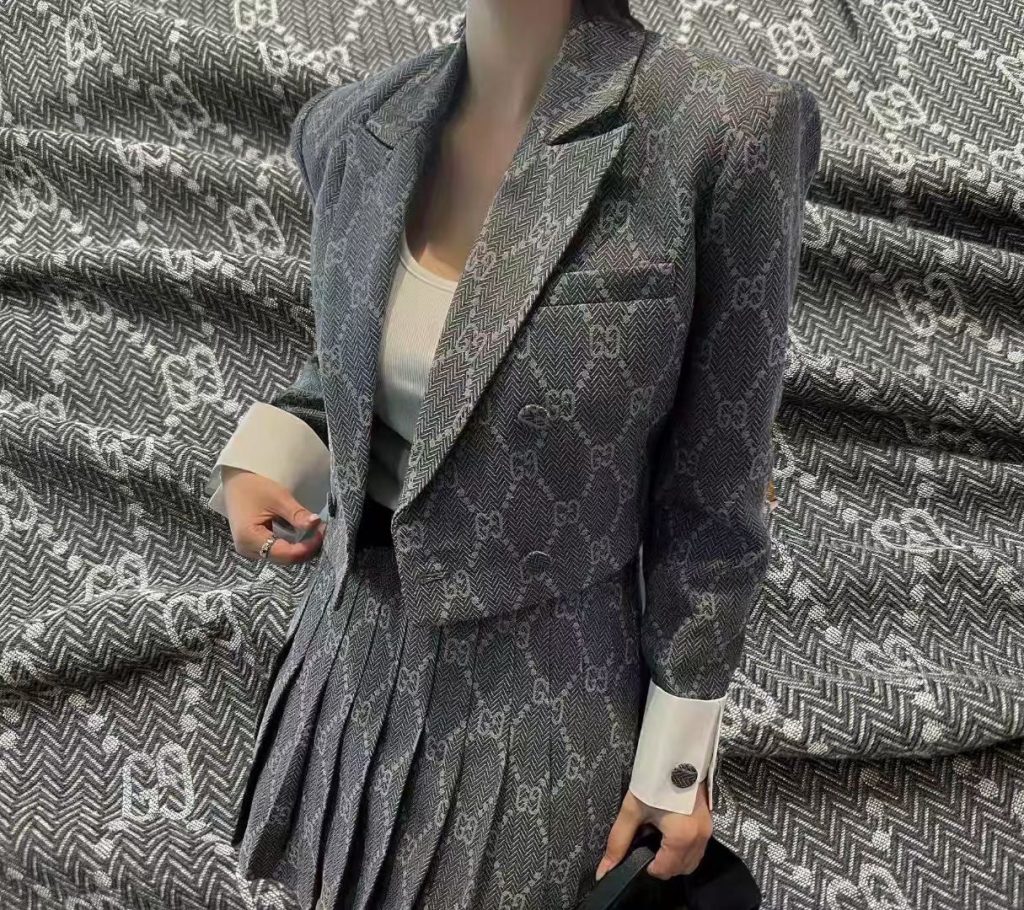 G39 Jacquard Fabric Grey editorial product context 1