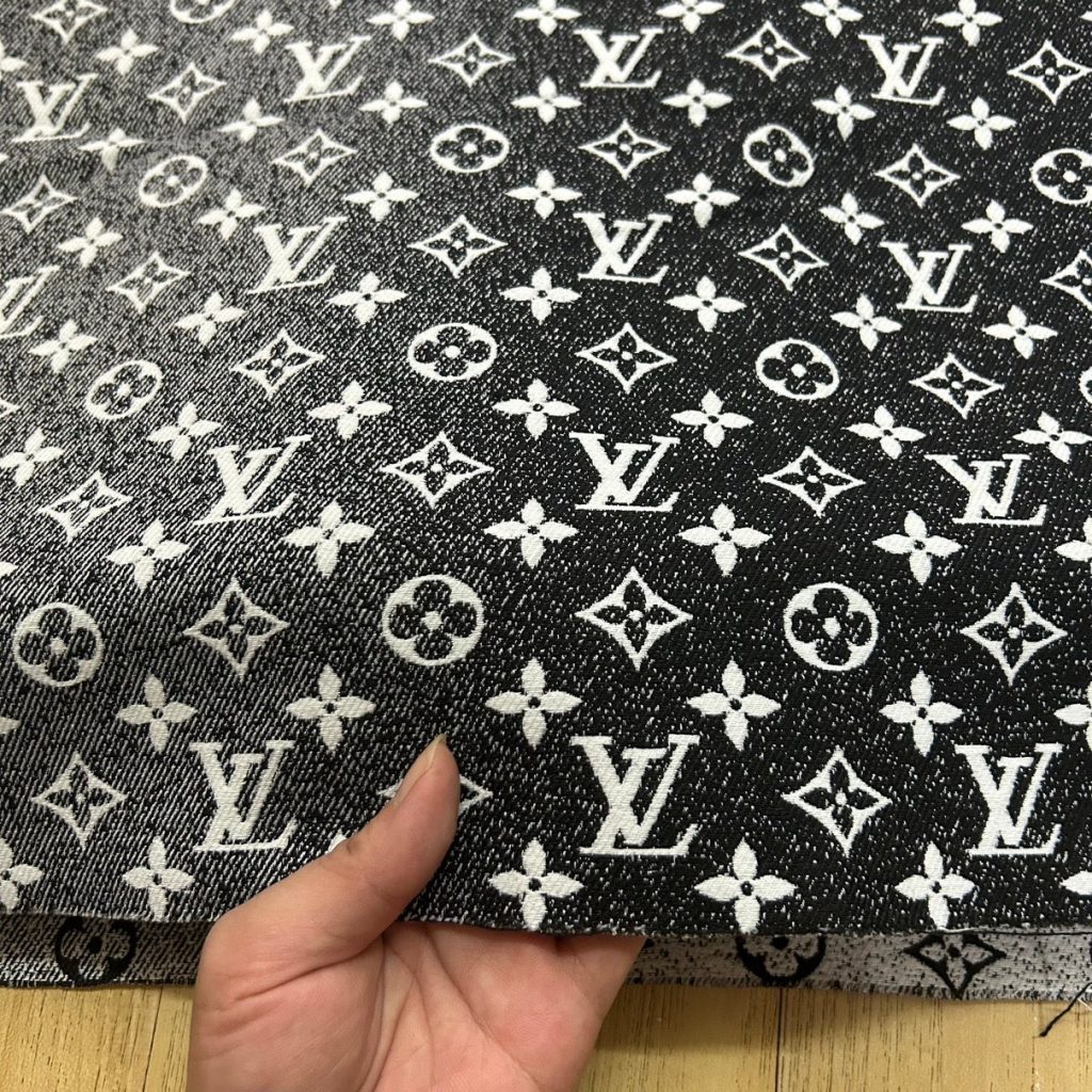 L31 Monogram Jacquard Denim Grey editorial product context 1