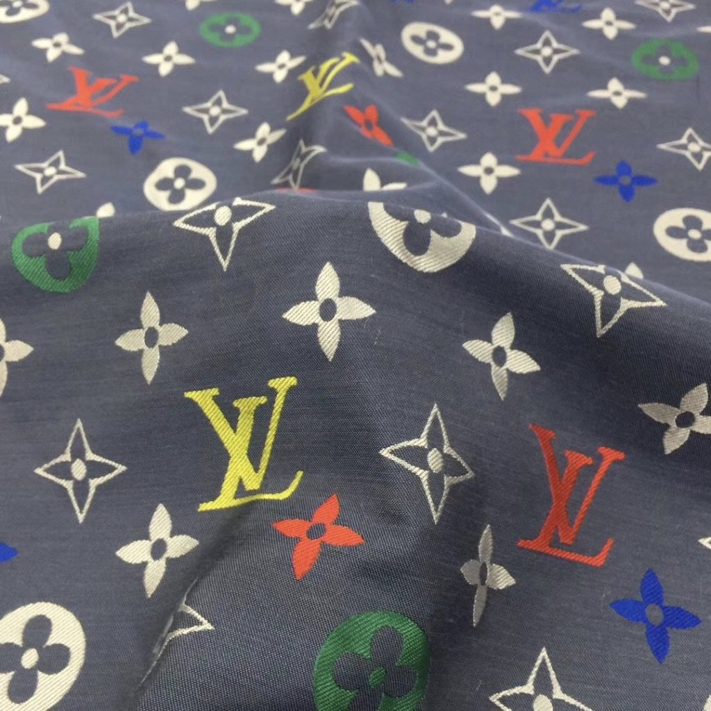L02 Monogram Multicolour Jacquard Fabric editorial product context 1