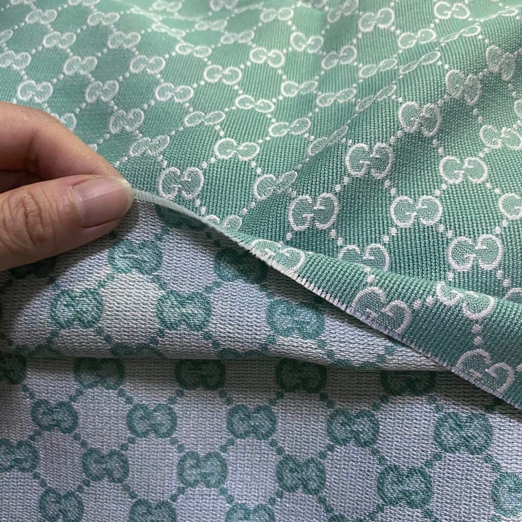 G12 Jacquard Fabric Turquoise editorial product context 3