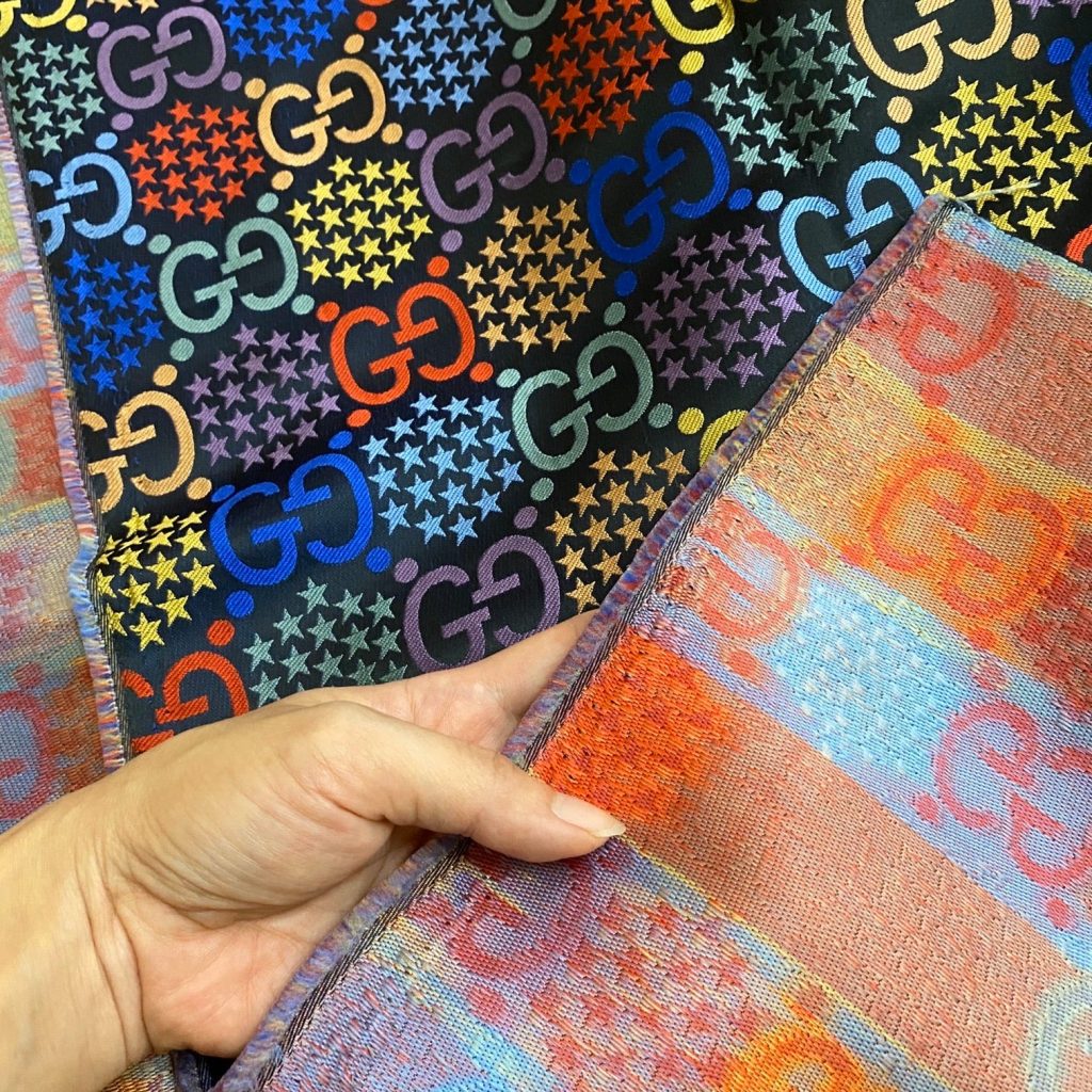 G11 Jacquard Fabric Multicolour Stars editorial product context 3
