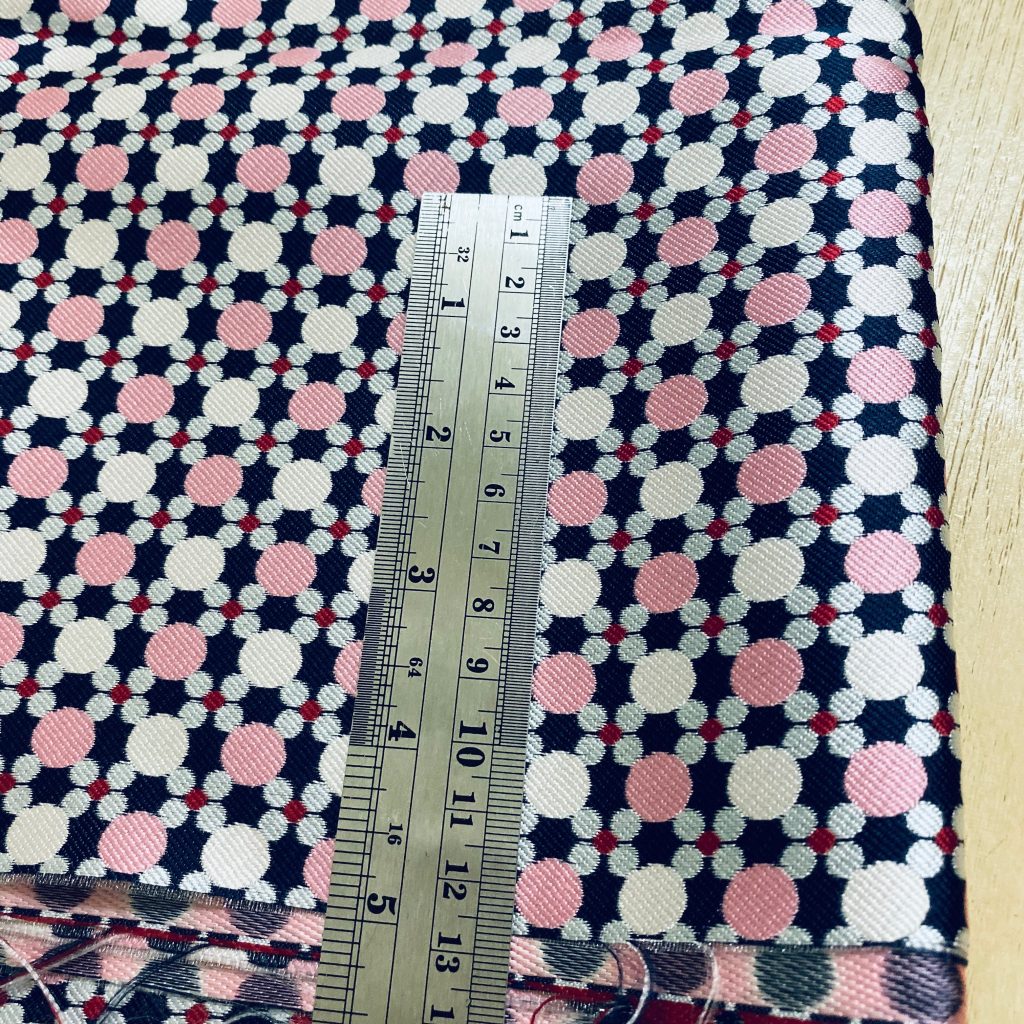 J01 Pink Dots Jacquard Fabric Designer Inspired Brocade Fabric editorial product context 3