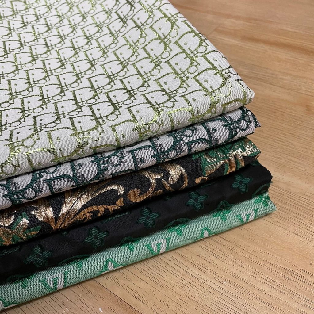 (Clearance Sale) 5 Yards Fabric Bundle Green editorial product context 2