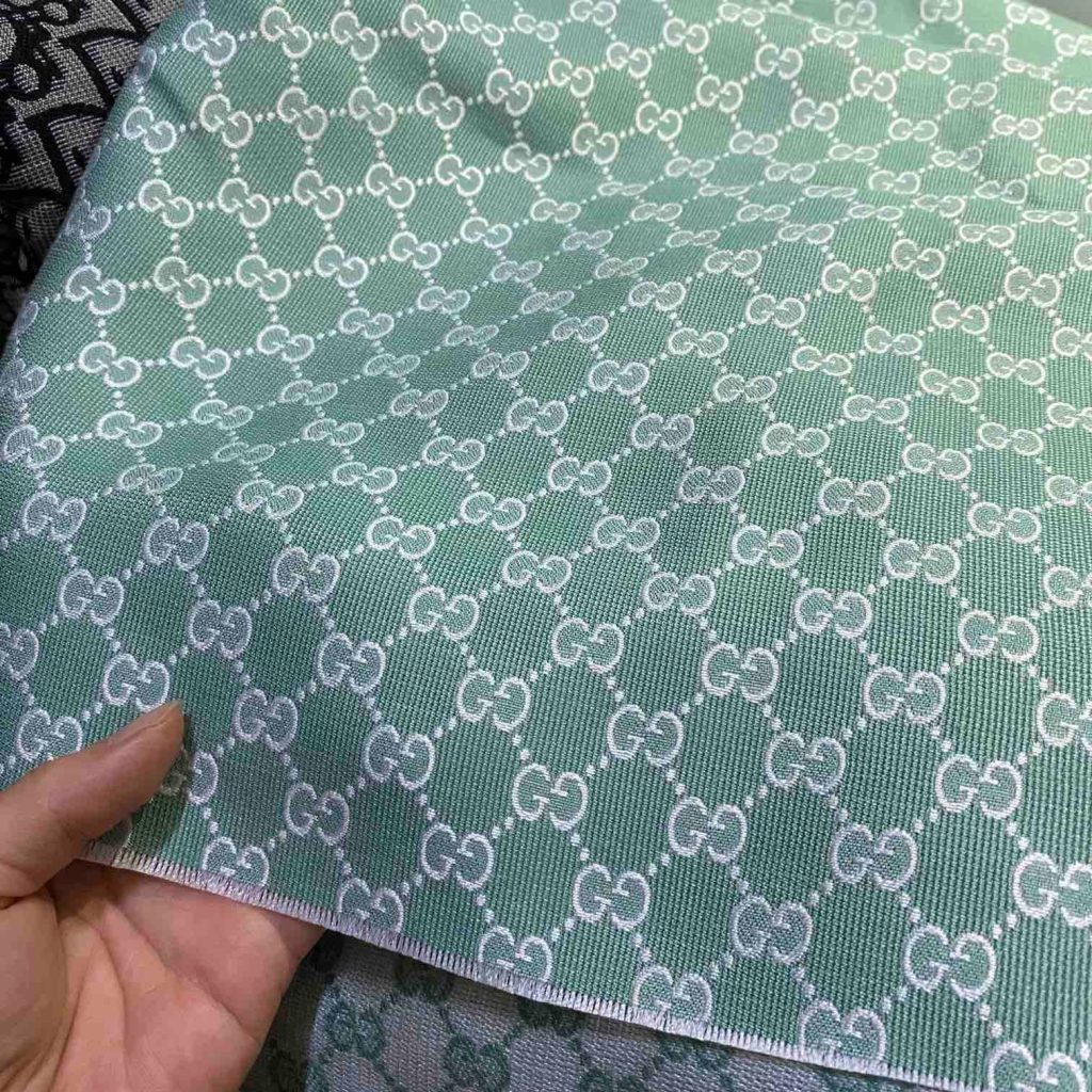 G12 Jacquard Fabric Turquoise editorial product context 1