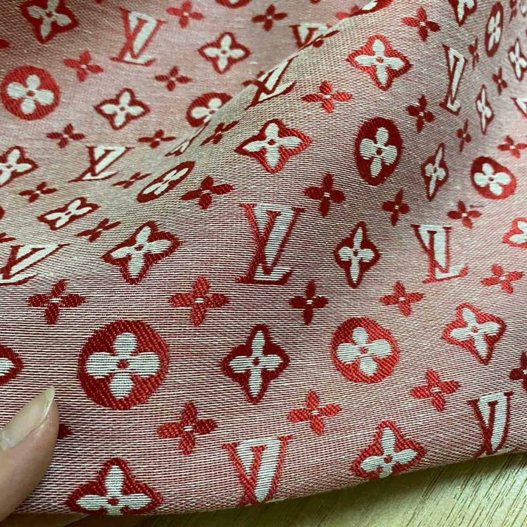 L01 Monogram Woven Jacquard Fabric editorial product context 2