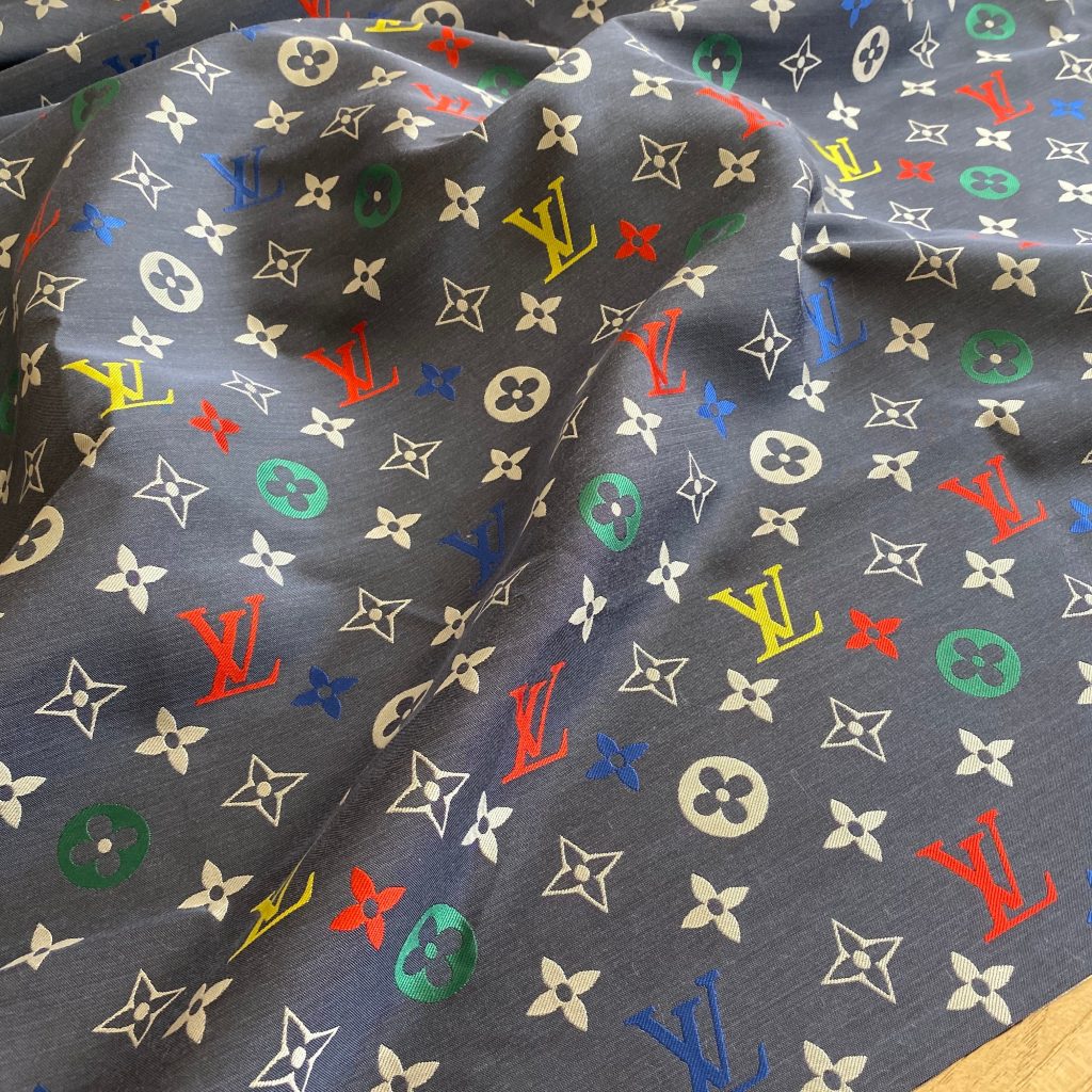 L02 Monogram Multicolour Jacquard Fabric editorial product context 3
