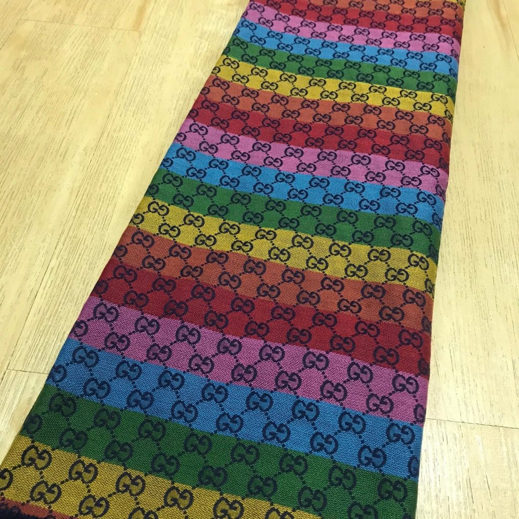 G27 Multicolour Jacquard Fabric Rainbow editorial product context 2