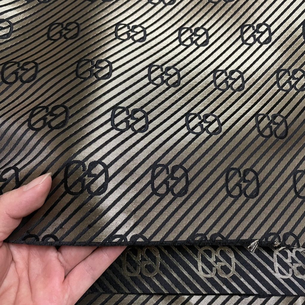 G22 Jacquard Fabric Metallic Bronze editorial product context 1