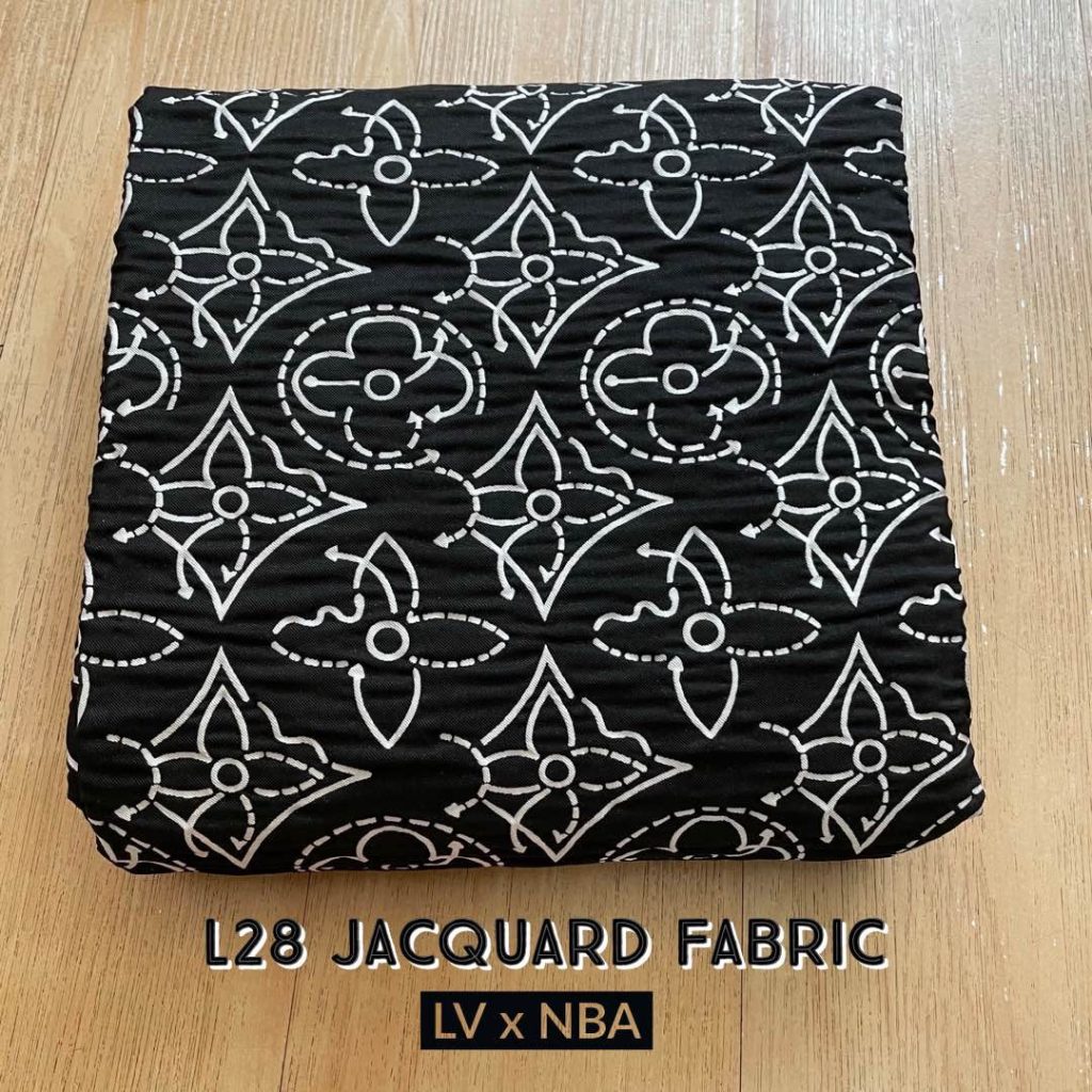 L28 Jacquard Fabric Strategic Flowers Quilted editorial product context 2