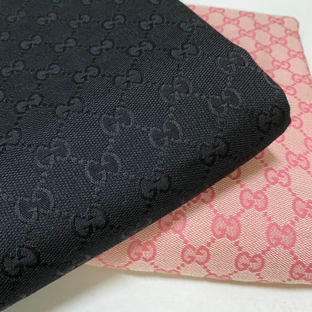 G13 Jacquard Fabric Black and Pink editorial product context 1