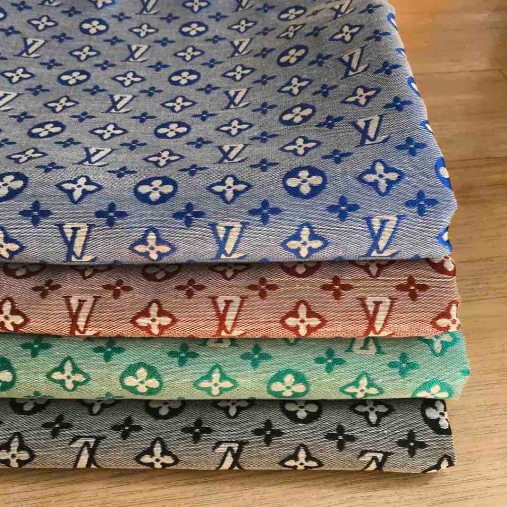 L01 Monogram Woven Jacquard Fabric editorial product context 1