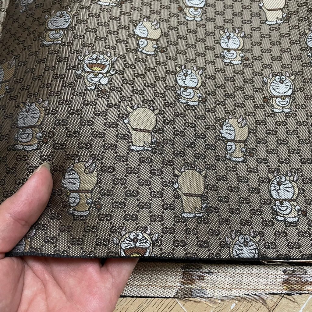 G24 Doraemon Jacquard Fabric Mini Monogram Khaki editorial product context 1