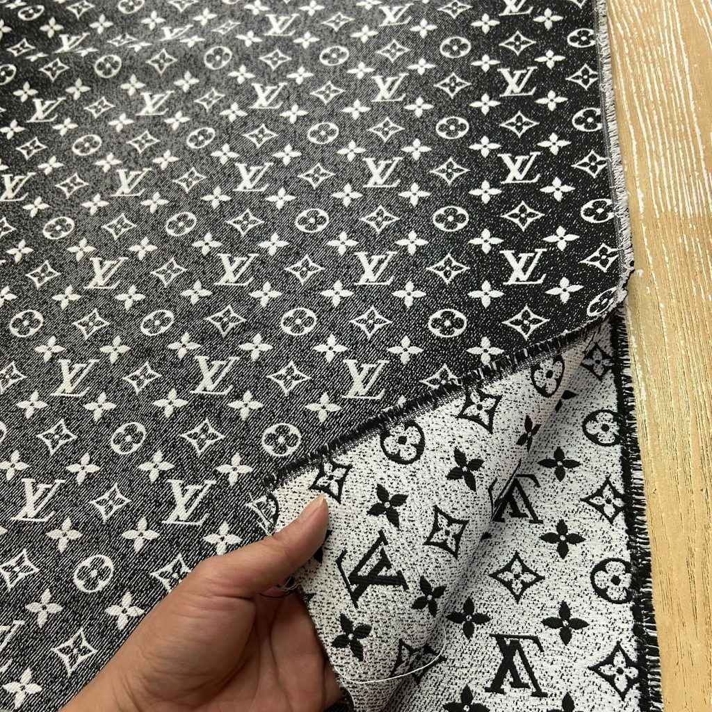 L31 Monogram Jacquard Denim Grey editorial product context 3