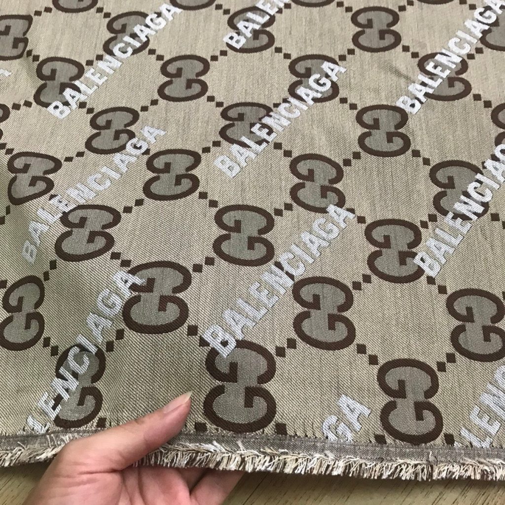 G26 Jacquard Fabric Khaki editorial product context 2