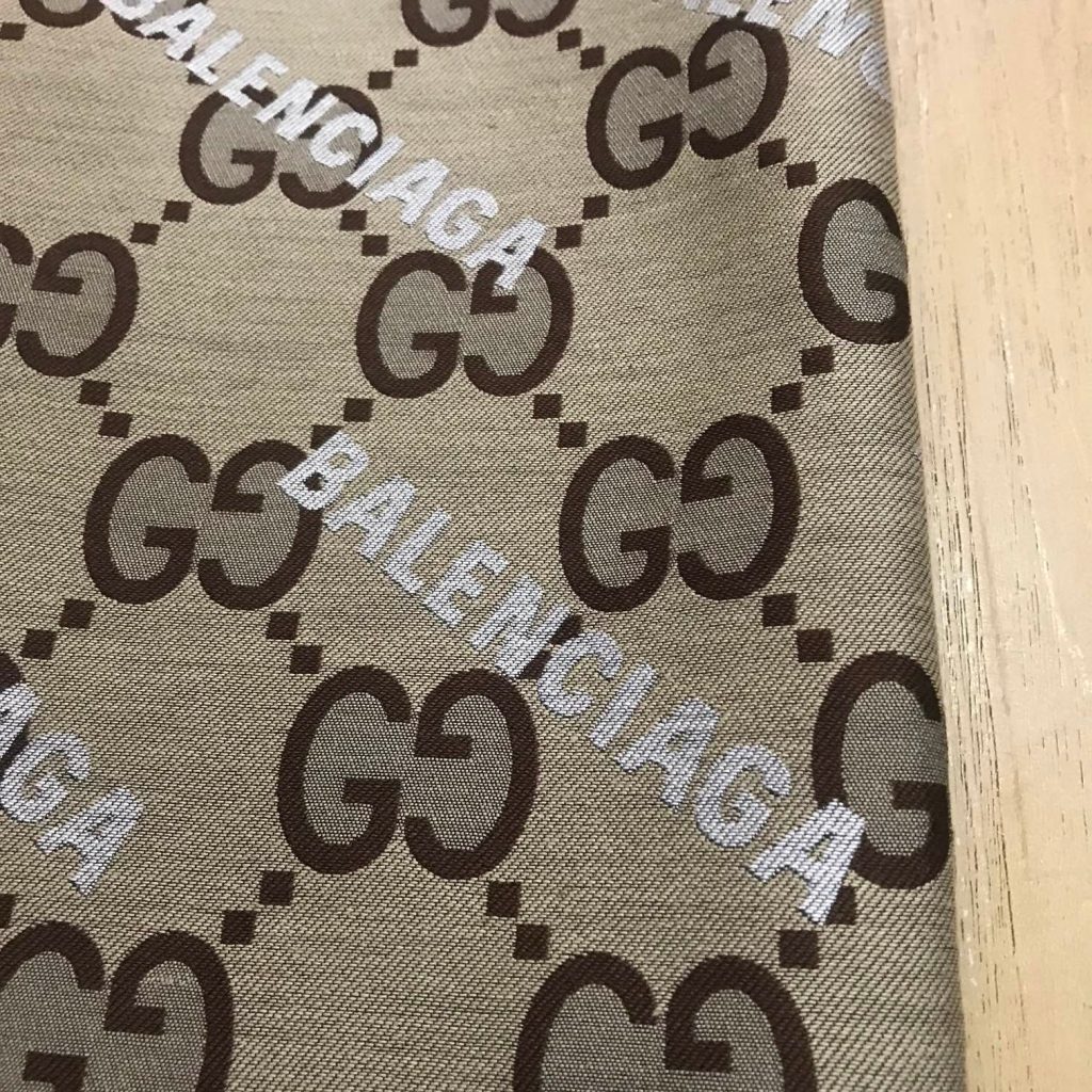 G26 Jacquard Fabric Khaki editorial product context 1