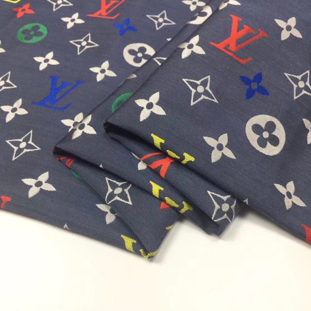 L02 Monogram Multicolour Jacquard Fabric editorial product context 2